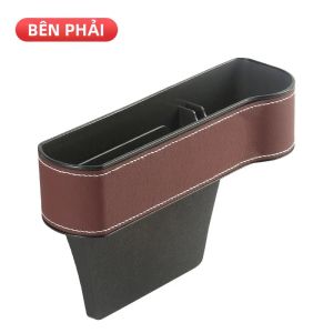 Hộp Đựng Đồ Khe Ghế Ô Tô Bằng Da PU Hộp Đựng Đồ Bên Hông Xe Hộp Đựng Đồ Nhỏ Miếng Lót Khe Ghế Xe Hơi