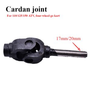 Universal Joint Cross Axle for 110/125/150 ATV Four-Wheel Go Kart Big Bull Beach Axle Drive Rear Axle Accessories