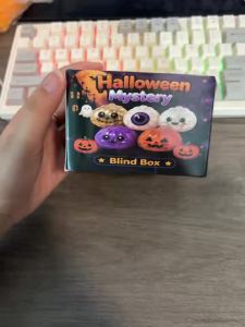 Bandai | Hộp Quà Bí Ngô Ma Halloween - Đồ Chơi Dễ Thương Giảm Stress Chậm Hồi Đàn Mô Phỏng Bánh Bao Bộ Sưu Tập ACG Đồ Trang Trí Dành Cho Lứa Tuổi Từ 14 Trở Lên