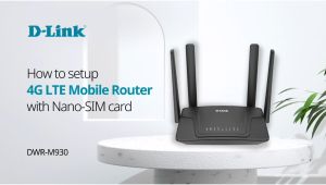 D-Link Network DWR-M930 N300 4G LTE Router (เราเตอร์ใส่ซิม)  By Speed Gaming