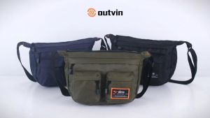 PREMIUM - Tas Sling Bag Terbaru Bahan Cordura Tas Hp Dompet Tas Selempang Kuliah Lokal Brand Outvin