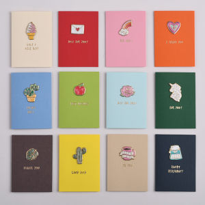 Creative Festive Greeting Card Set for Children Blank High-End Mothers Day Birthday Cards 3D DIY Minimalist Mini Postcards with Envelope