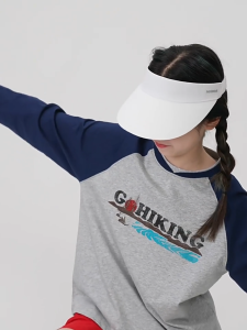 Kids active outdoor sun visor energetic sports hat