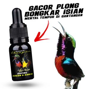 Power Champion Doping Sogon dan Konin | Vitamin doping burung sogon dan konin cepat gacor meningkatkan mental tempur di gantangan