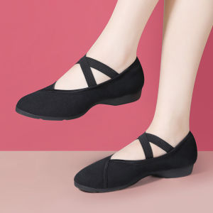 HANGONGZHU | Dance Shoes for Posture Training and Performance Soft Lightweight Heeled