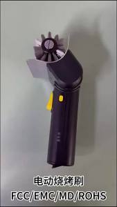 Bàn Chải Vệ Sinh Bếp Nướng Bằng Thép Không Gỉ Không Dây Cầm Tay Tốc Độ Cao Sạc Được