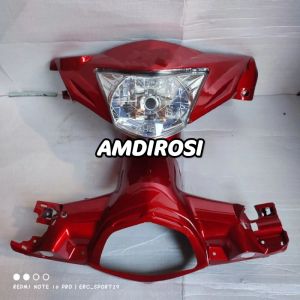 batok depan belakang jupiter mx lama old kopling 2007-2008 warna merah maroon plus reflektor lampu depan mx lama berkualitas