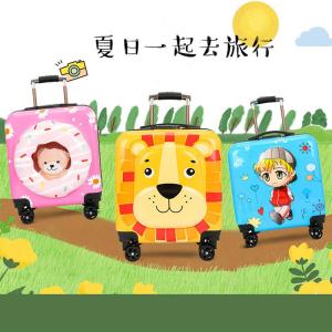 CartoonKids checkedLuggage CartonShell childAbacusetc PasswordSuitcase 360 DegreeDirectionWheels childStudent Checked Bags Suit Bag Luggage Case