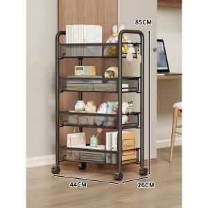 Multifunctional Movable Storage Rack Large Capacity Multi-layer