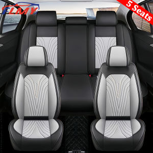 Toyota Special Leather Car Seat Cover Fully Surrounded 5 Seat Toyota Interior Set For Vios Hilux Corolla Raize ALTIS RUSH Camry Yaris Innova RAV4 and other models