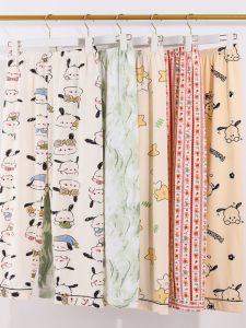 Pure Cotton Sleep Pants Womens Spring Summer Thin Large Size Long Pants Fat MM 300 Pounds plus Cartoon Loose Casual Shorts Home Pants