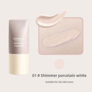 Noovo Creamy Skin Foundation Liquid Womens Long-lasting Moisturizing Natural Looking BB Cream Skin Nourishing Oil Control for Dry Skin
