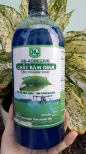 Siêu thẩm thấu loang trải bám dính sinh học (chai 1 Lít) kết hợp phân bón lá / Hạn chế rửa trôi khi mưa