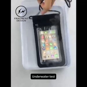 F&D Universal Waterproof Phone Case Water Proof Sealed Mobile Cover Outdoor Sports Touch Screen Sealed Transparent Beach Swimming Surf Rafting Protective Bag