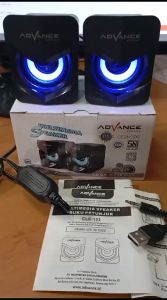 Speaker Advance CLS 101 CLS101 Super Bass RGB Backlit PC Laptop komputer / speaker LED lampu speaker gaming speaker Xtra bass speaker TV multimedia