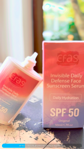 EFAS SUNSCREEN WHITENING & PROTECTION - FDA APPROVED