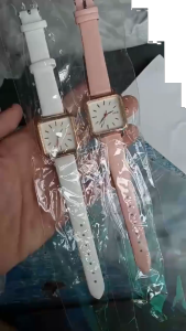 QSJ182 Jam Tangan Analog Petak Casual Korean Fashion Jam Tangan