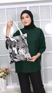 Tas Tote Bag Wanita Bisa Custom Sablon Warna Tanpa Minimum Order