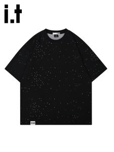 izzue | American Retro Starry Style Summer Cooling T-Shirt