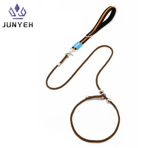 Dog Leash P Chain Leashes for Dog Walking Adjustable Dogs Leash Nylon P Chain Dogs Leashes Puppy Training 150cm Rope Pet Puppies