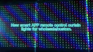 400 LED RGB Smart Curtain Garland Light APP Remote Control DIY Text Pattern Scene Led String Lights Christmas Wedding Holiday