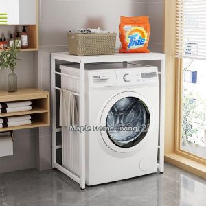 ZUOLEJIA | Stackable Over Dryer Dual-Layer Home Use Balcony Rack