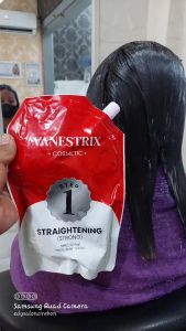 VANESTRIX Straightening Step1 1000gr Krim Rebonding Pelurus Rambut Strong Ikal Keriting Kribo 1kg