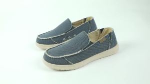 Summer Denim Canvas Men Breathable Casual Shoes Outdoor Non-Slip Sneakers Comfortable Driving Shoes Mens Loafers Big Size 39-47