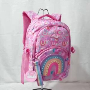 Laaustralia original Smiggle high quality kindergarten bag pink Rainbow Girl backpack childrens cute school bag