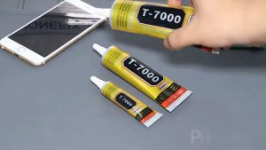 T7000 Glue Black Adhesives for Screen Repair Sticky Glue for iPhone Repair Screen Tablet Glass Frame Repair Liquid Glue