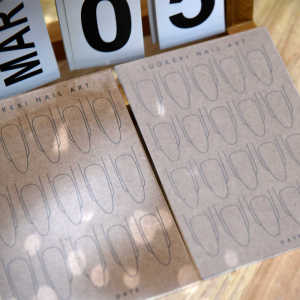 High Transparent Double-Sided Nail Art Practice Card Paper Matte Finish Salon Quality for Nail Shape Training Beauty Tools