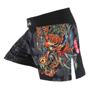 MMA Shorts Men Boxing Shorts Sublimated Kickboxing Fight Shorts Mixed Martial Arts MMA Clothing Gym BJJ Jiujitsu Grappling Pants