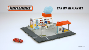 Matchbox Super Clean Car Wash - Expandable Playset with Exciting Detail Includes 1 Car Dust Cleaner& Supermarket
