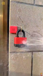 Waterproof Padlock with Key Heavy Duty Covered Laminated Steel Keyed Padlocks 40mm Padlocks Keyed Durable
