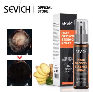 Sevich hair growth essence serum spray ekstrak jahe untuk menumbuhkan menebalkan mengurangi rambut rontok