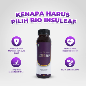 OBAT HERBAL DIABETES BIO INSULEAF [BPOM DAN HALAL]
