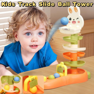 2 in 1 Shooting Track Sliding Ball Tower 3 Year Old Fun Early Education Toy Removable Baby Toy