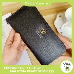 DROPASSIST 1264 8 Card Holder Long Purse Beg Tangan Wanita Wallet Bag Phone Dompet Perempuan Womens Pouch