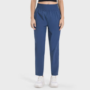 Slimming Fitness Yoga Pants Womens High Waist Straight Leg Sports Leisure Running Sweat Absorbent Quick Dry Breathable