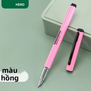 HERO | Student Hero 1201 Bút Máy Fine/Extra Fine Nib Có Kẹp Để Tạo Tư Thế Viết Đúng Thân Bút Bằng Nhựa Iraurita Đầu Kim Loại