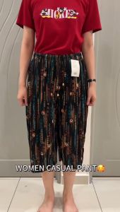 WOMEN CASUAL PANT/SELUAR PENDEK COTTON FREE SIZE STRETCHABLE PINGGANG GETAH GOOD QUALITY READY STOCK