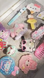 JEPITAN RAMBUT ANAK PEREMPUAN KARAKTER KARTUN LUCU 1PC AKSESORIES RAMBUT FASHION bahan akrilik PVC ( 0-Z 1-2 )