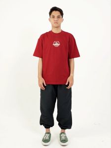 Moutley Kaos Pria Lengan Pendek Oversized Fit Katun 16s Nation CM051224