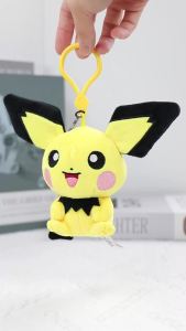 Potdemiel | Original Potdemiel Piplup Gengar Keychain Plush Toys Clefairy Slowpoke Jigglypuff Eevee Mimikyu Rowlet Pandents Peluche Dolls
