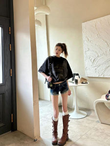 เอวต่ํา พรางหุ่น เดนิม กางเกงขาสั้น ผู้หญิง ยืดได้ เดรสรัดรูป เอวสูงเซ็กซี่ ซิป กางเกงยีนส์สีน้ําเงินพ็อกเก็ต ฤดูร้อน อินเทรนด์ กางเกงมิลเลนเนียมฮอต