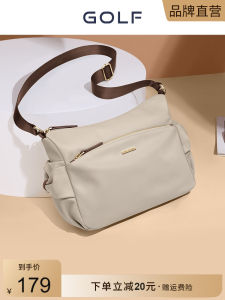 GOLF Womens Crossbody Bag Casual Large Capacity Simple Fashion 2025 New Style Single Shoulder Bag Commuter Bag for Daily Use