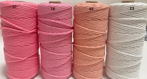 Dây Thừng Cotton Tự Nhiên 3mm Dùng Làm Đồ Thủ Công Treo Tường Đồ Chơi Cho Thú Cưng Dây Leo Cho Mèo