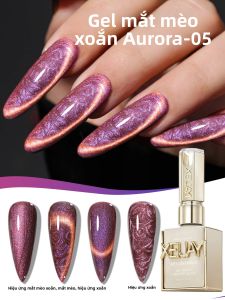 Sơn Gel Móng Tay XEIJAYI Aurora Thread Cat Eye 15ml Sử Dụng Được Với Đèn UV/LED Loại Bóc Được Bền Màu Chất Lượng Salon Tự Làm Có Thành Phần Acrylate/Carbamate Copolymer