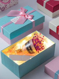 Single Lipstick Gift Box 1 Pack Gift Box Female Small Size Perfume Box Internet Celebrity Ins Gift Box Empty Small Size