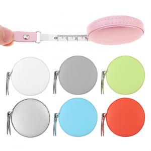 Tailor Measure Cloth Tape Retractable Measuring Tape Soft Ruler Sewing Measurement Cloth Waist Tape Candy Color Portable Flexible Ruler